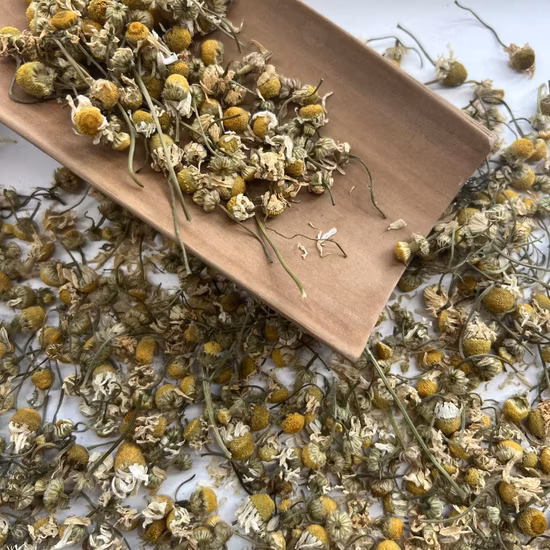 Tè Pu′erh alla camomilla essiccata con certificato halal in bustina di tè